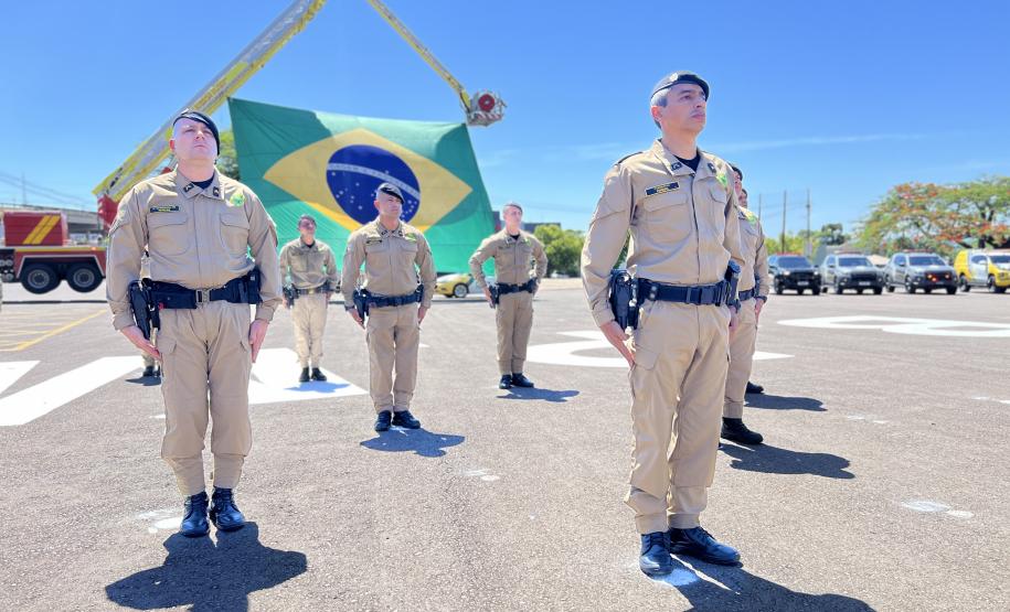 O evento marcou o encerramento da formação de 3º sargentos