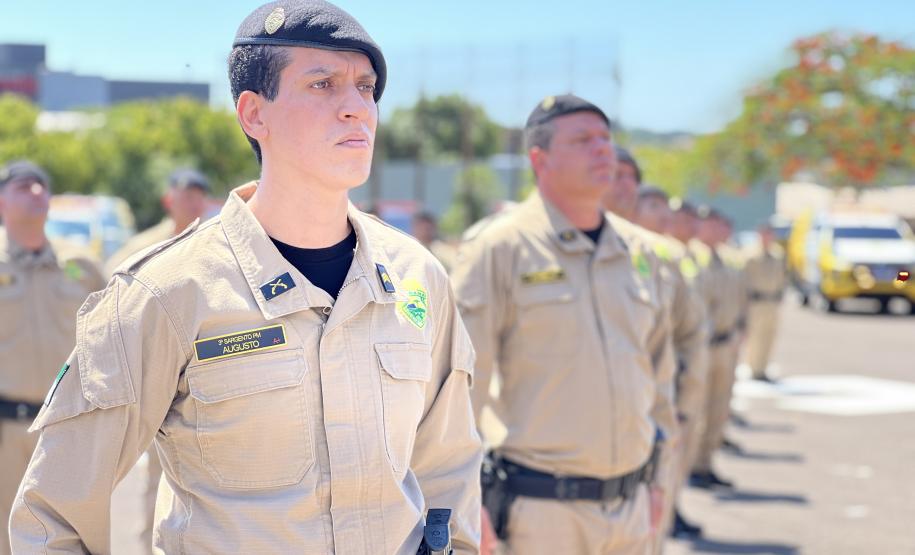 O evento marcou o encerramento da formação de 3º sargentos