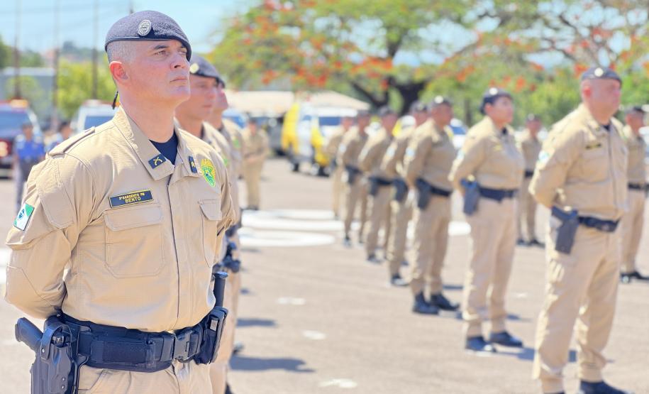 O evento marcou o encerramento da formação de 3º sargentos