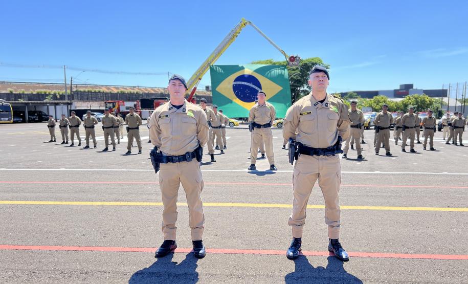 O evento marcou o encerramento da formação de 3º sargentos