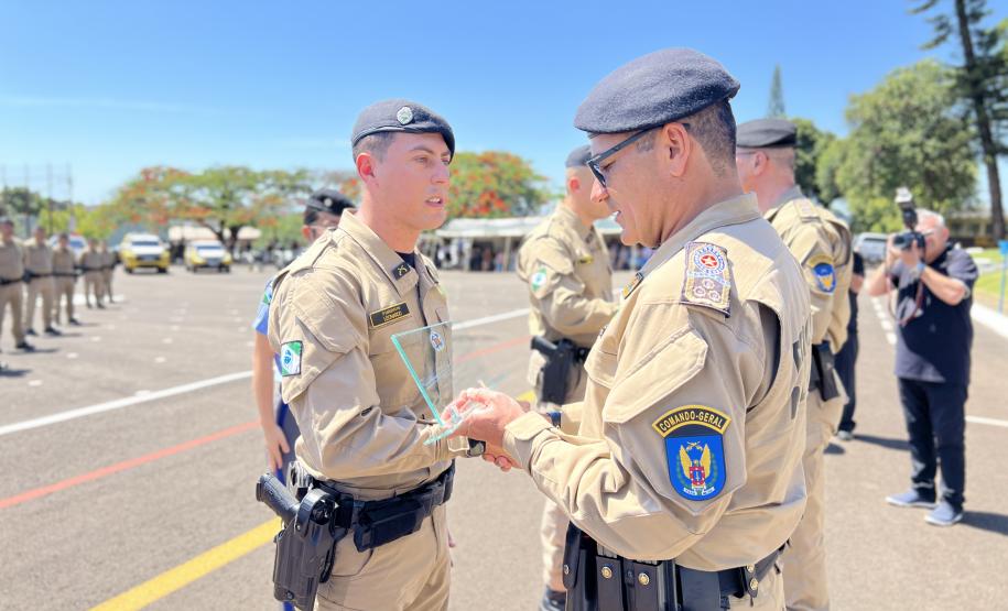 O evento marcou o encerramento da formação de 3º sargentos