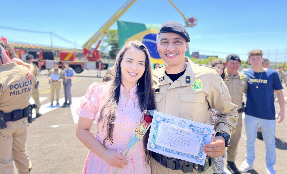 O evento marcou o encerramento da formação de 3º sargentos