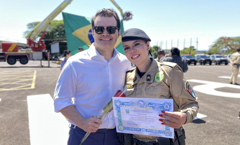 O evento marcou o encerramento da formação de 3º sargentos