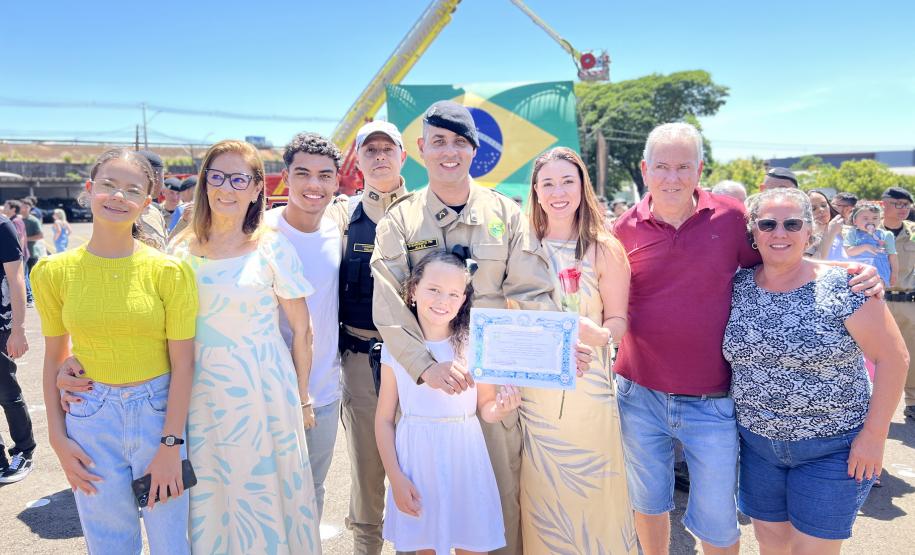 O evento marcou o encerramento da formação de 3º sargentos