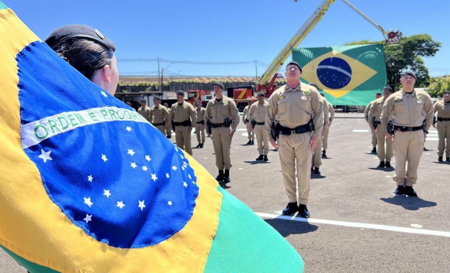 O evento marcou o encerramento da formação de 3º sargentos