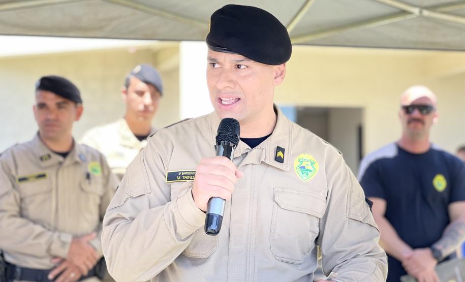 O evento marcou o encerramento da formação de 3º sargentos