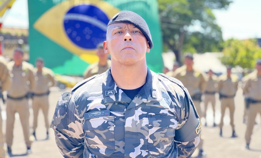 O evento marcou o encerramento da formação de 3º sargentos