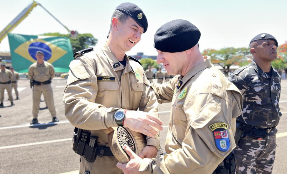 O evento marcou o encerramento da formação de 3º sargentos