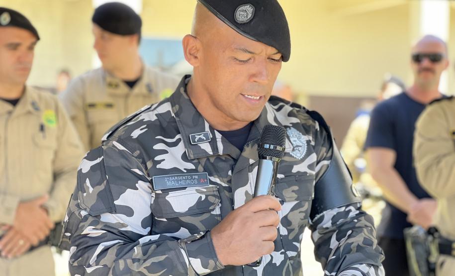 O evento marcou o encerramento da formação de 3º sargentos