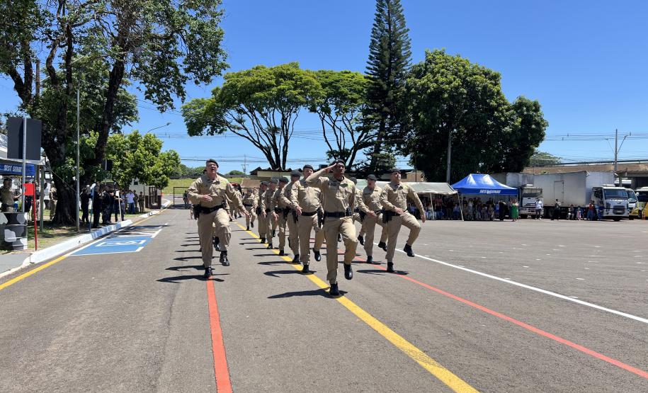 O evento marcou o encerramento da formação de 3º sargentos