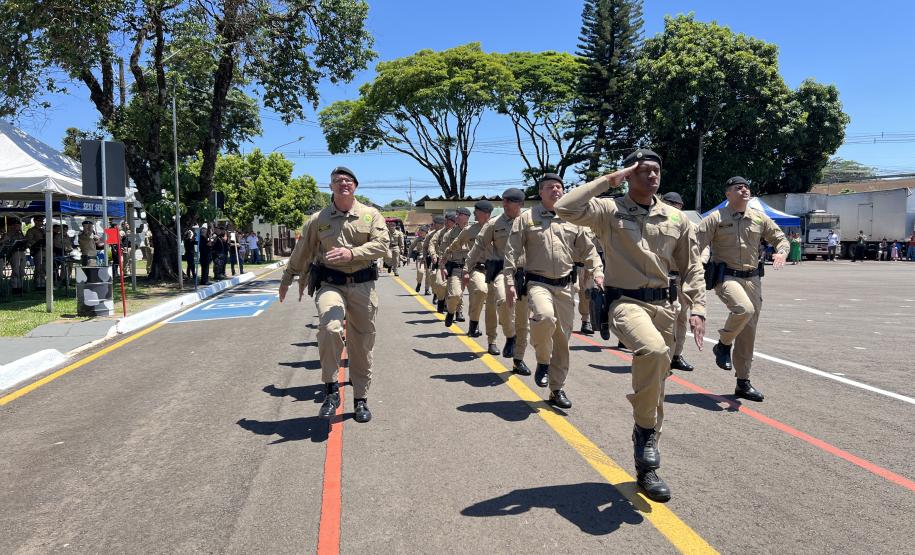 O evento marcou o encerramento da formação de 3º sargentos
