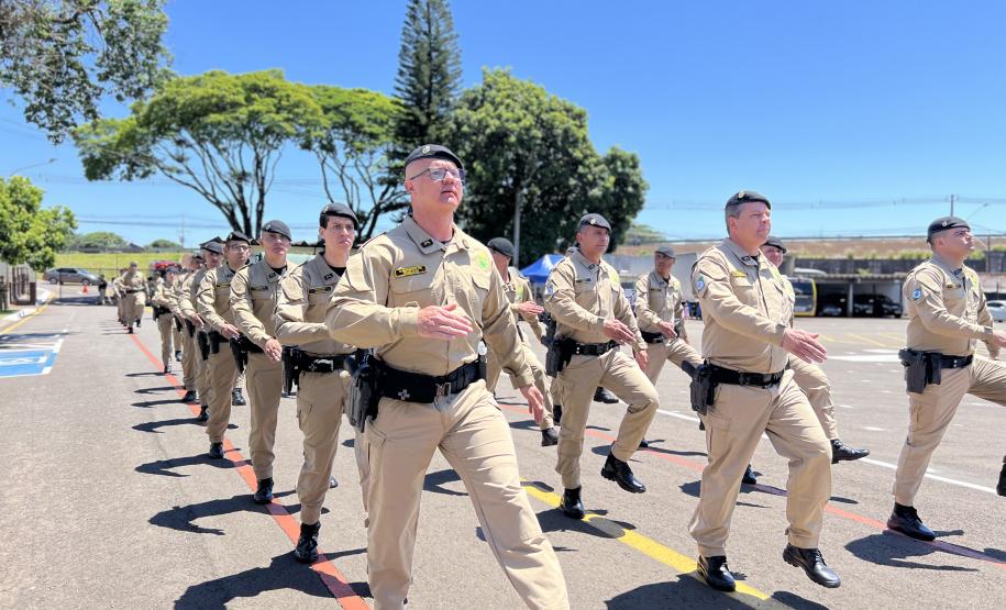 O evento marcou o encerramento da formação de 3º sargentos