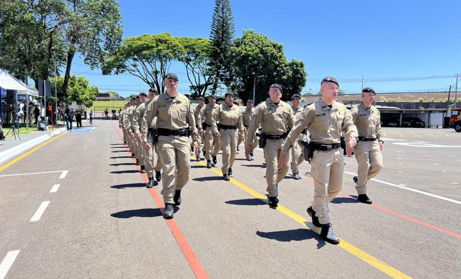 O evento marcou o encerramento da formação de 3º sargentos