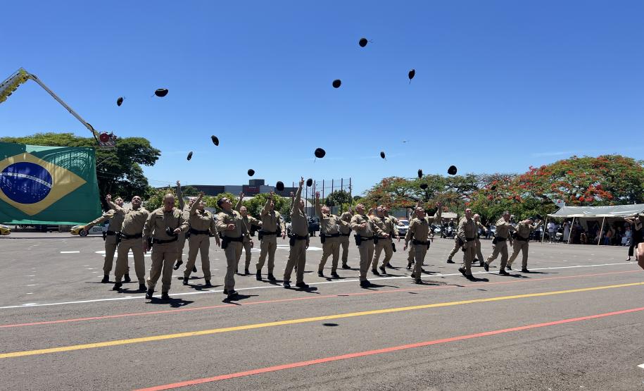 O evento marcou o encerramento da formação de 3º sargentos