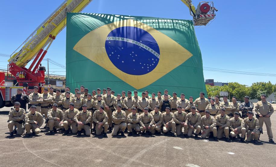 O evento marcou o encerramento da formação de 3º sargentos