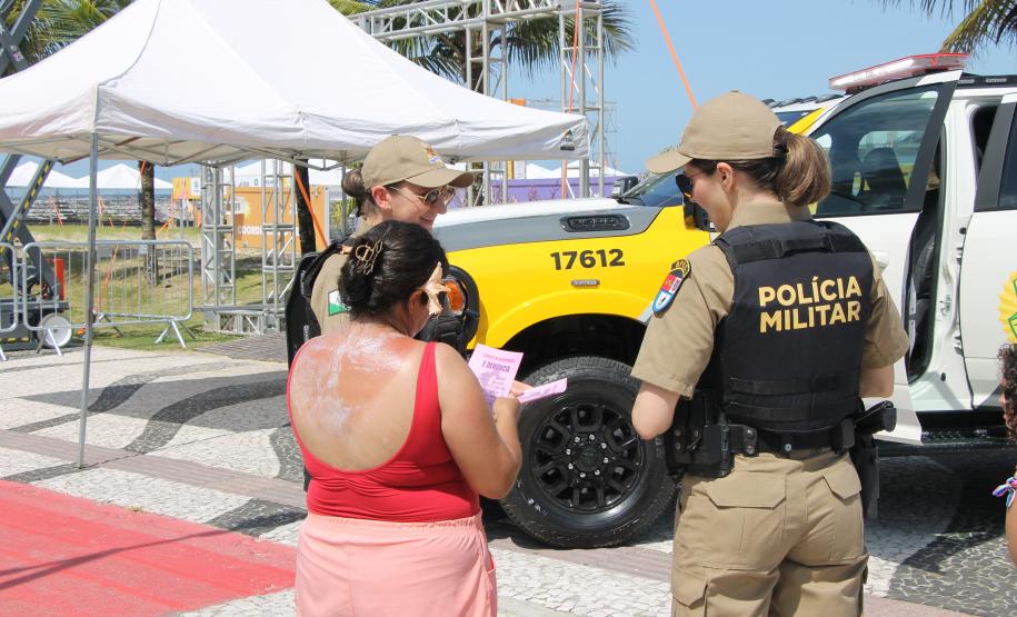 Ação Maria da Penha em Matinhos