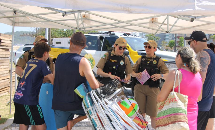 Ação Maria da Penha em Matinhos