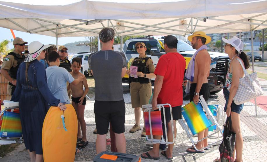Ação Maria da Penha em Matinhos