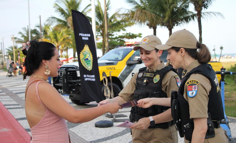 Ação Maria da Penha em Matinhos