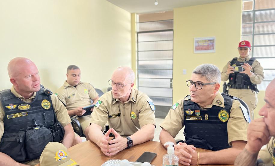 Entre os principais temas abordados estiveram as medidas de segurança para as festas de virada de ano e para os eventos do Verão Maior Paraná