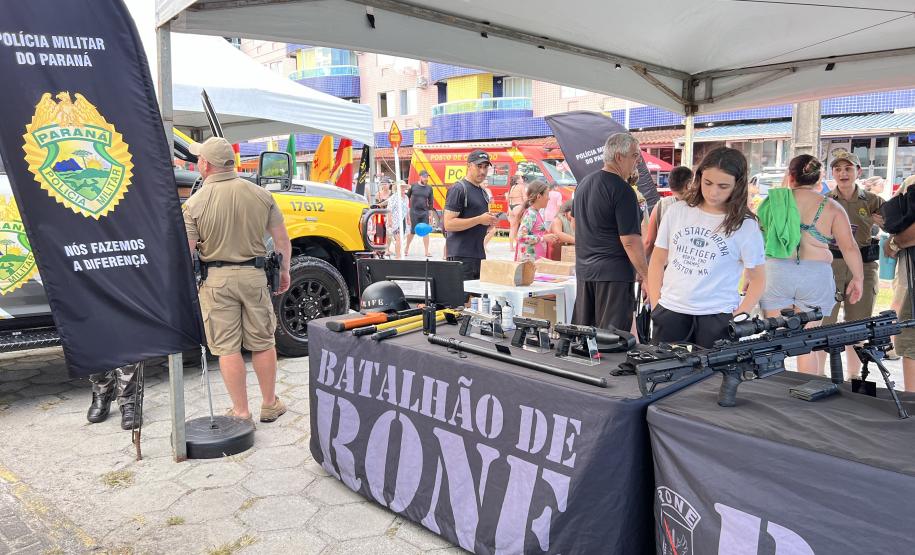 A Ação reuniu moradores e turistas em uma programação voltada à aproximação entre as forças de segurança e a população