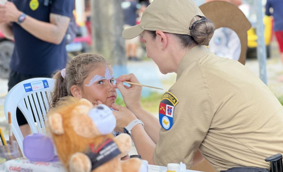 A Ação reuniu moradores e turistas em uma programação voltada à aproximação entre as forças de segurança e a população
