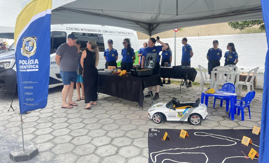 A Ação reuniu moradores e turistas em uma programação voltada à aproximação entre as forças de segurança e a população