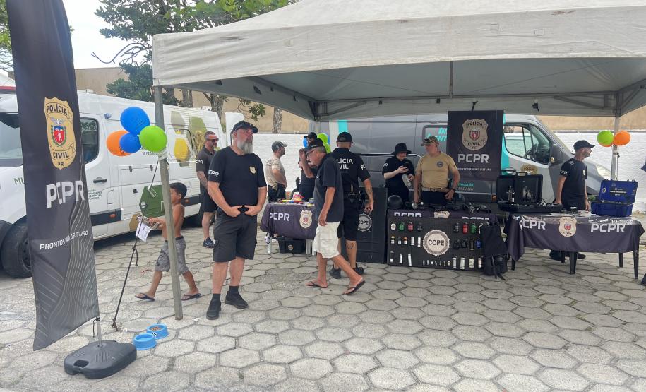 A Ação reuniu moradores e turistas em uma programação voltada à aproximação entre as forças de segurança e a população