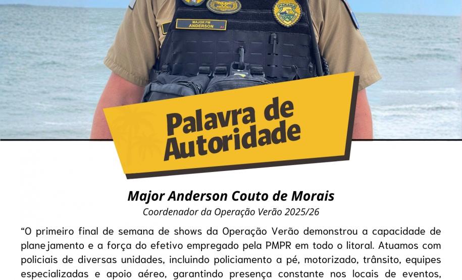 Com periodicidade semanal ao longo de toda a operação, a publicação destaca o trabalho técnico, humano e profissional dos homens e mulheres da PMPR