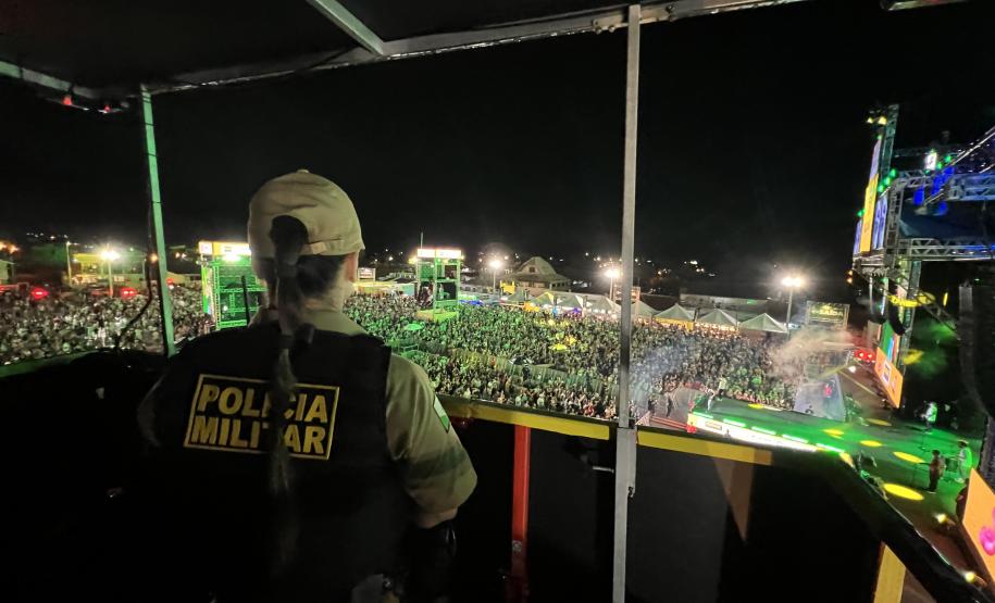 a Polícia Militar do Paraná (PMPR) desempenhou um papel fundamental para que o evento ocorresse de forma segura