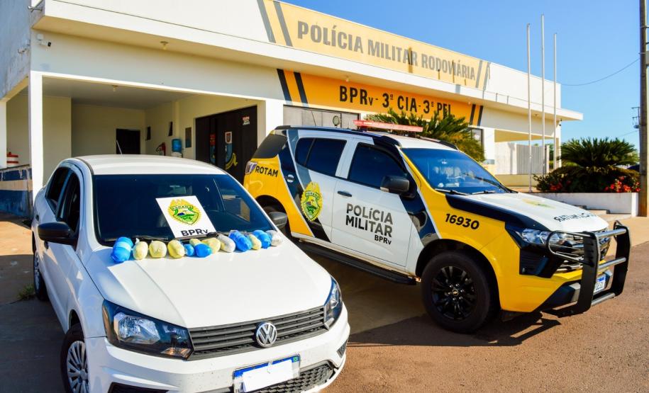 BPRv flagra drogas ocultas em veículo e causa prejuízo de R$ 47,5 mil ao tráfico