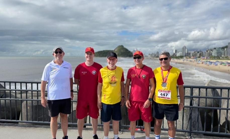 Comandante-Geral da PMPR prestigia 3ª Corrida dos Guarda-Vidas em Matinhos