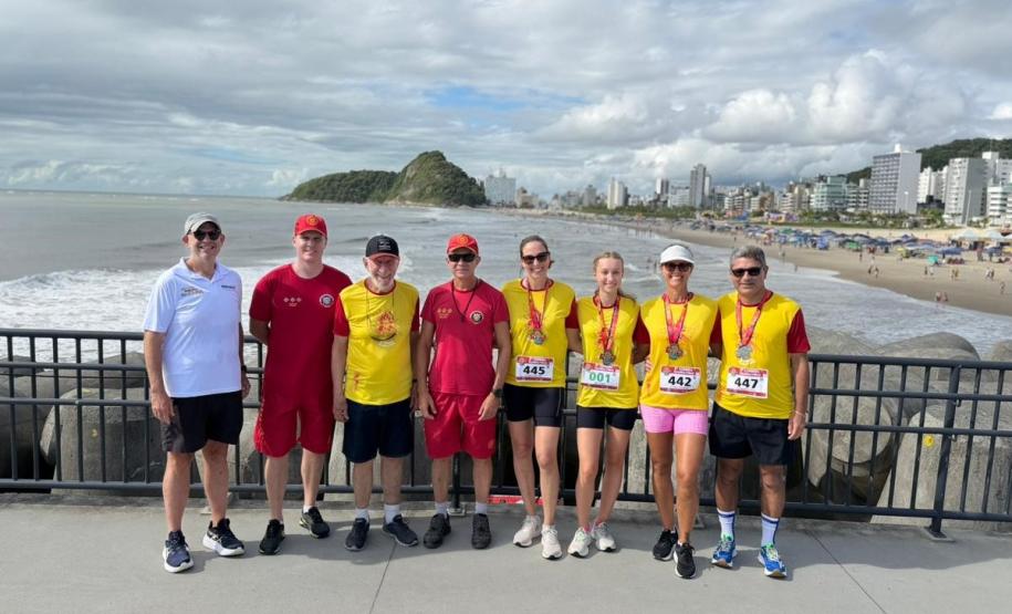 Comandante-Geral da PMPR prestigia 3ª Corrida dos Guarda-Vidas em Matinhos
