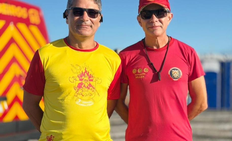 Comandante-Geral da PMPR prestigia 3ª Corrida dos Guarda-Vidas em Matinhos
