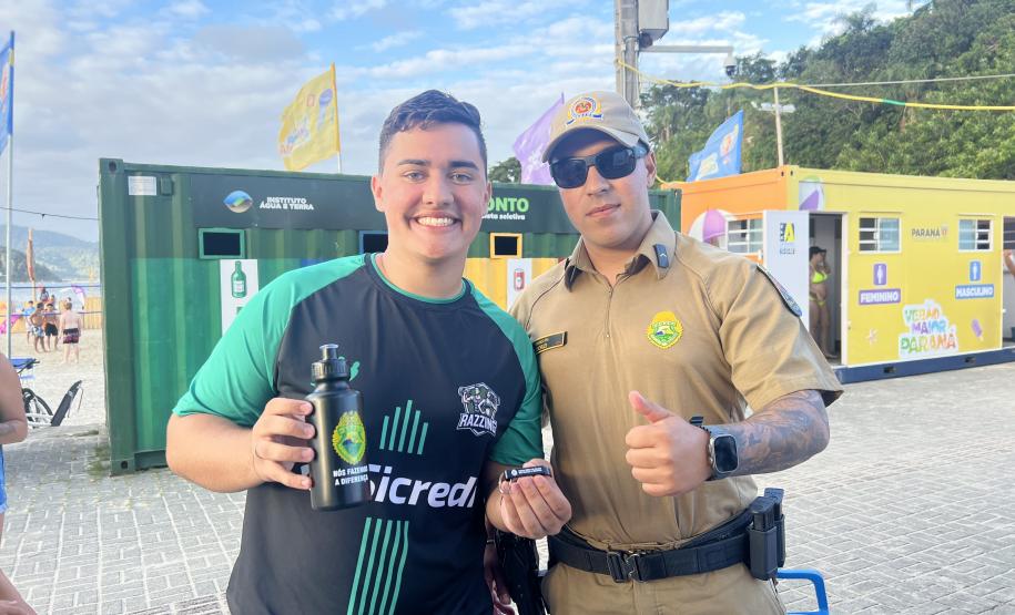 O espetáculo aconteceu no Palco Sunset, instalado no Morro do Cristo