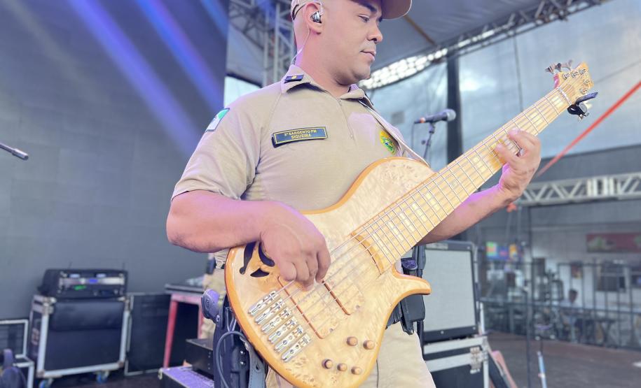 O espetáculo aconteceu no Palco Sunset, instalado no Morro do Cristo