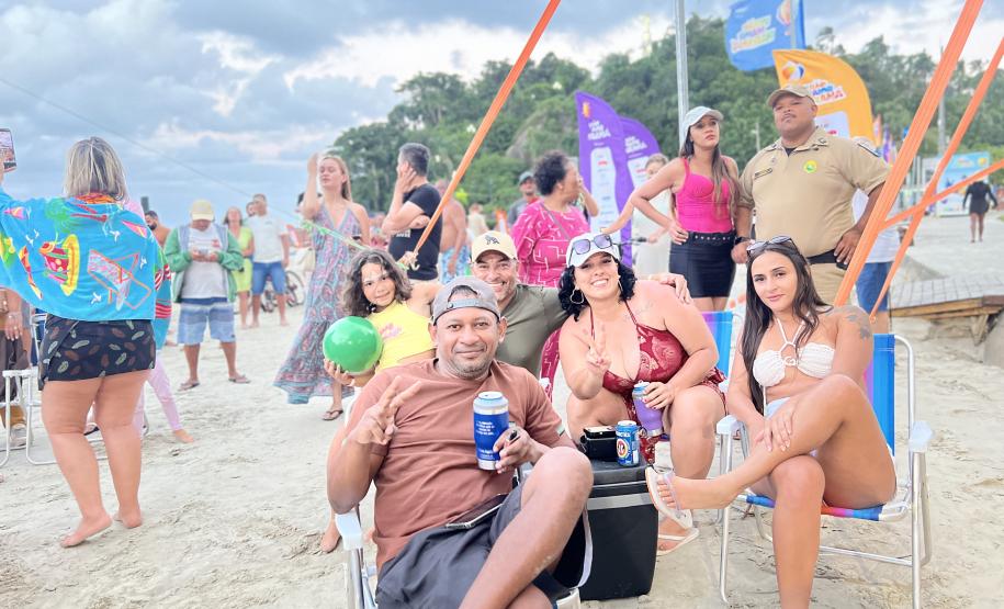 O espetáculo aconteceu no Palco Sunset, instalado no Morro do Cristo