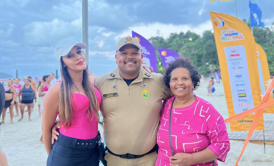 O espetáculo aconteceu no Palco Sunset, instalado no Morro do Cristo