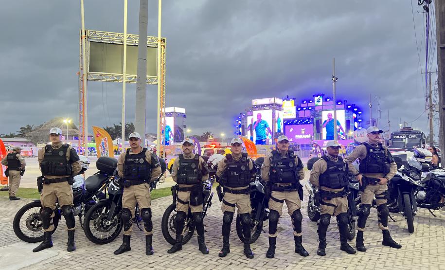 A atuação conjunta das equipes permitiu resposta rápida a eventuais situações e reforçou a presença ostensiva