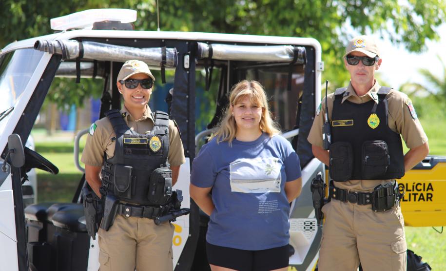O desejo foi concretizado durante as ações rotineiras de policiamento na região, transformando a manhã em um momento inesquecível para a jovem