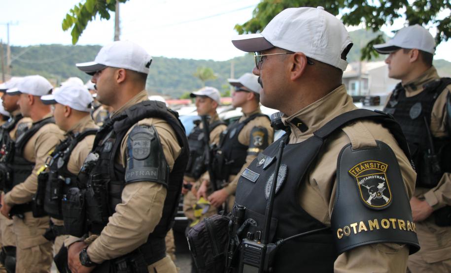 BPTran intensifica policiamento e garante fluidez no trânsito durante o Verão Maior Paraná no Litoral