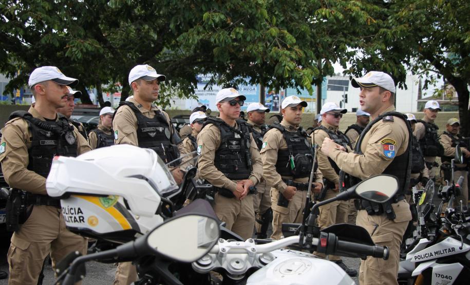 BPTran intensifica policiamento e garante fluidez no trânsito durante o Verão Maior Paraná no Litoral