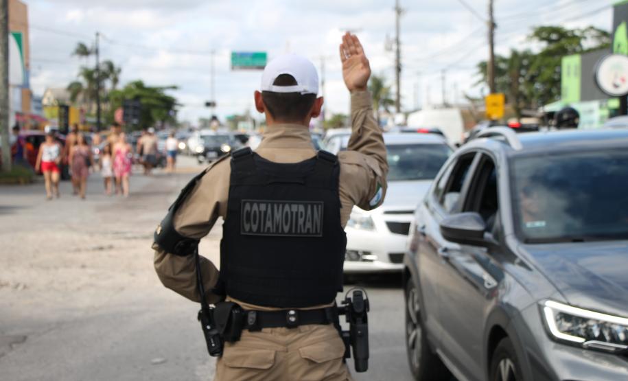 BPTran intensifica policiamento e garante fluidez no trânsito durante o Verão Maior Paraná no Litoral