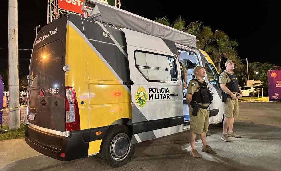 Policiamento show Pontal do Paraná dia 18