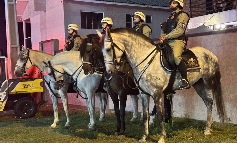 Policiamento show Pontal do Paraná dia 18