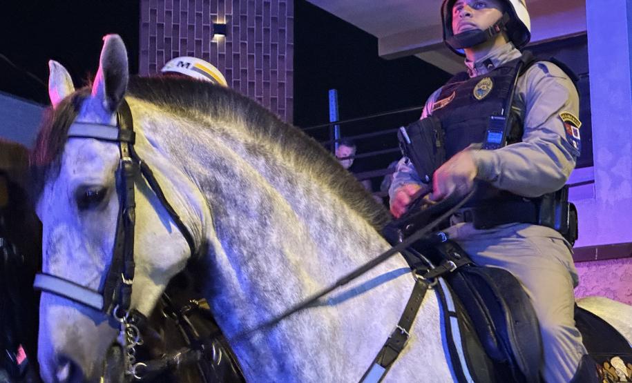 Policiamento show Pontal do Paraná dia 18