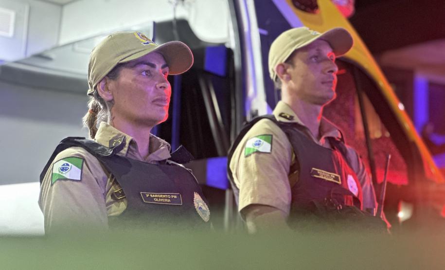 Policiamento show Pontal do Paraná dia 18