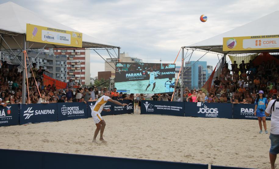 Comandante-Geral da PMPR prestigia Desafio Olímpico de Vôlei em Caiobá