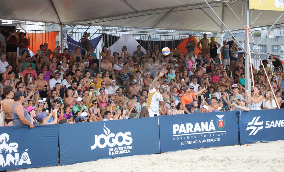 Comandante-Geral da PMPR prestigia Desafio Olímpico de Vôlei em Caiobá