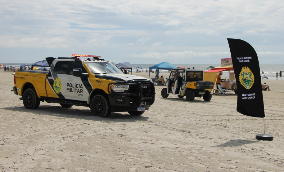 UTVs aproximam PMPR das famílias em Ipanema, Pontal do Paraná.